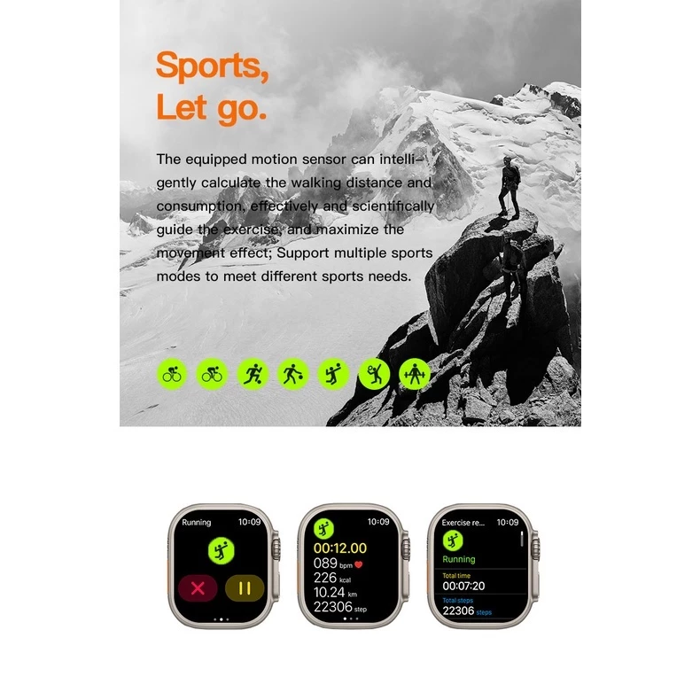 Smartwatch com modos esportivos